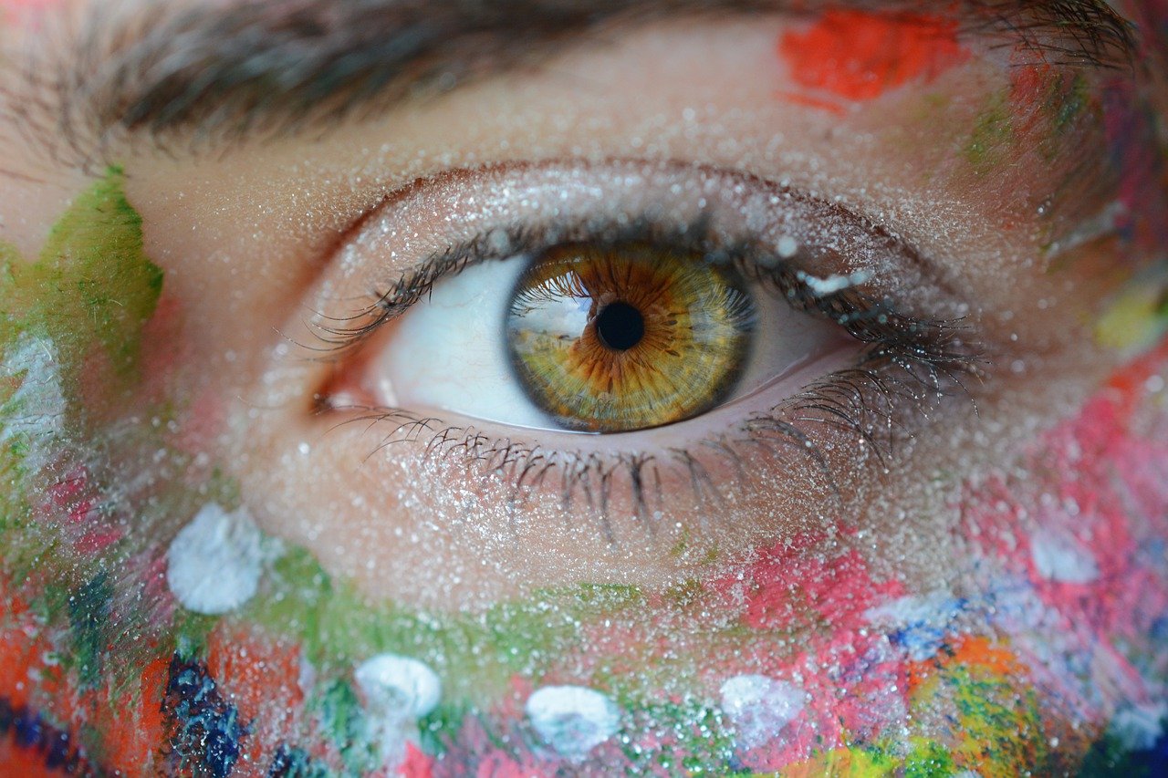 Le maquillage des yeux sensibles