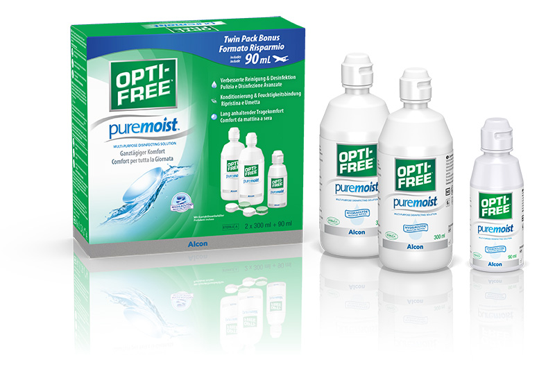 OPTI-FREE PureMoist 2x 300ml + 90ml