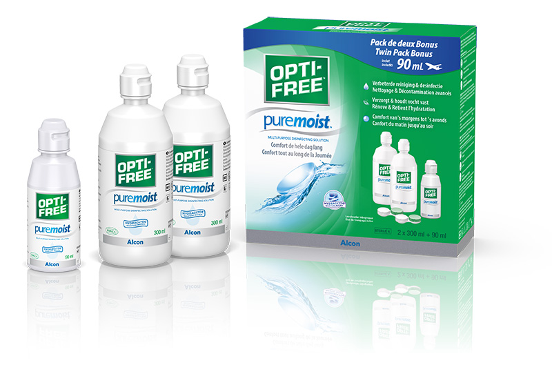 OPTI-FREE PureMoist 2x 300ml + 90ml