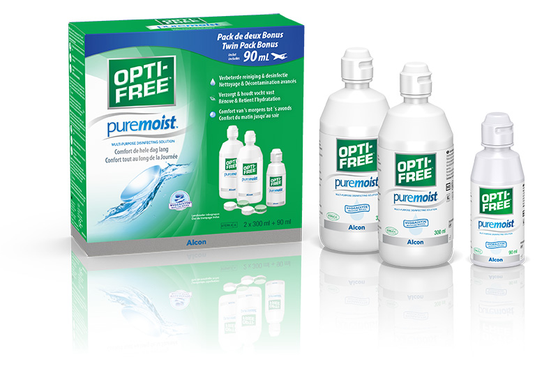 OPTI-FREE PureMoist 2x 300ml + 90ml