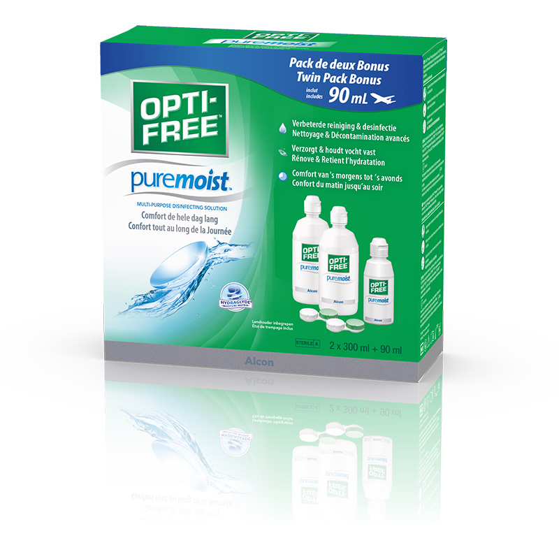 OPTI-FREE PureMoist 2x 300ml + 90ml