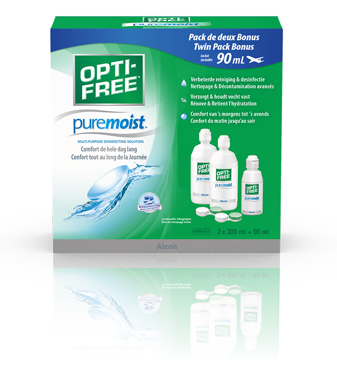 OPTI-FREE PureMoist 2x 300ml + 90ml