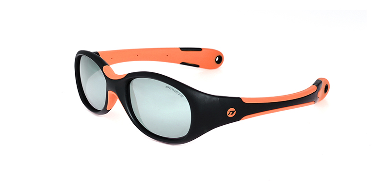 Demetz ELLIPSE Noir / Orange V. Gris Miroir Argent Cat.3 43-13