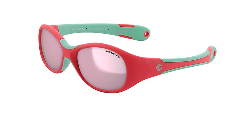 Demetz ELLIPSE Corail / Menthe V. Gris Miroir Turquoise/Rose 43-13
