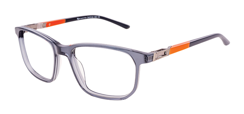 Demetz EOLE Gris Cristal Foncé / Orange 54-18