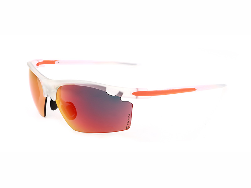 Demetz LAZER-RUNRLAZERRUNR Cristal / Orange fluo V. Gris Miroir Rouge Cat.3 64-14