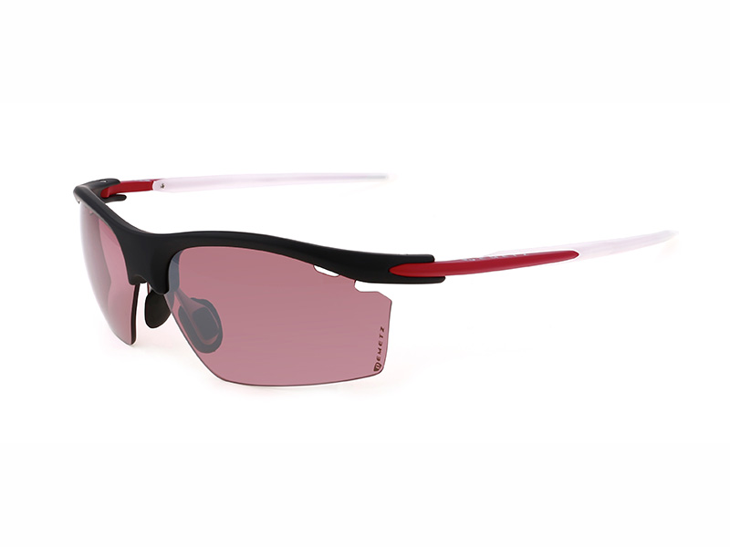 Demetz LAZER-RUNRLAZERRUNR Noir Mat / Fuchsia V. Rose Miroir Argent Cat.3 64-14
