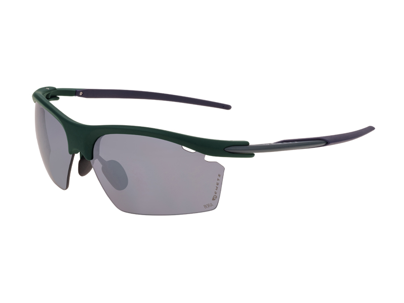 Demetz LAZER-RUNR Vert Mat/ Violet Mat V. Gris Miroir Argent Cat.3 64-14