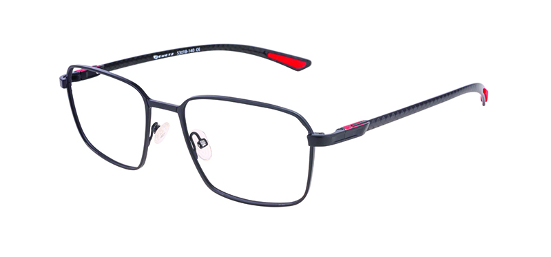 Demetz THETIS Noir Mat / Rouge 53-18