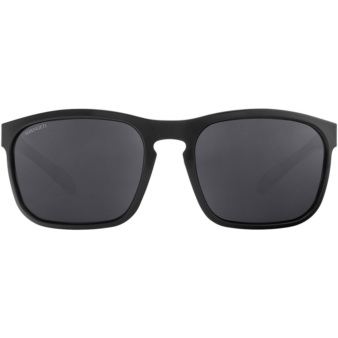Serengeti CARSON - Shiny Black - Mineral Polarized Smoke