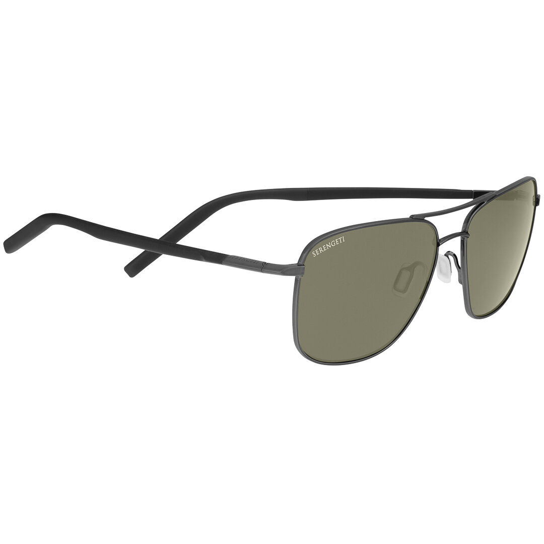 Lunettes de soleil Serengeti Spello - Dark Gunmetal - Mineral Polarized Drivers