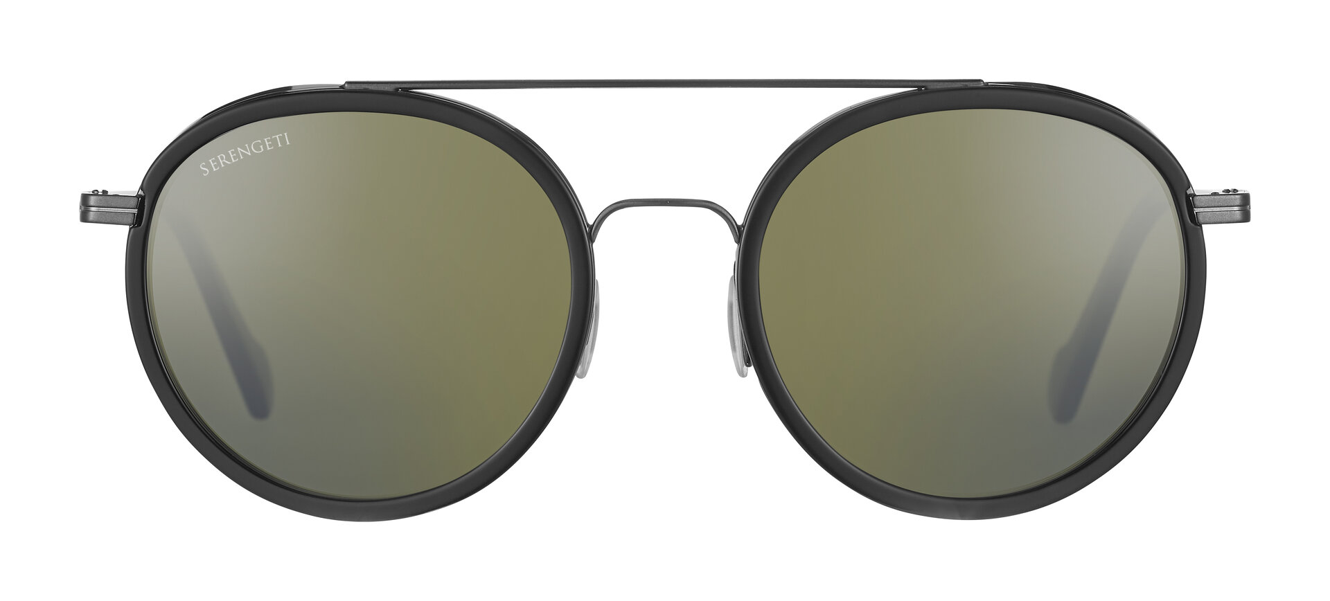 Serengeti GEARY  - Shiny Dark Gunmetal Black Shiny Acetate - Mineral Polarized 555nm