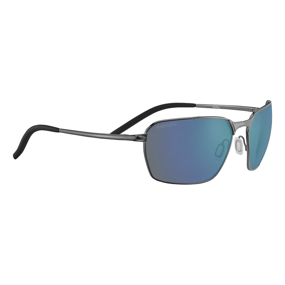 Serengeti Shelton - Gunmetal - Mineral Polarized 555nm Blue