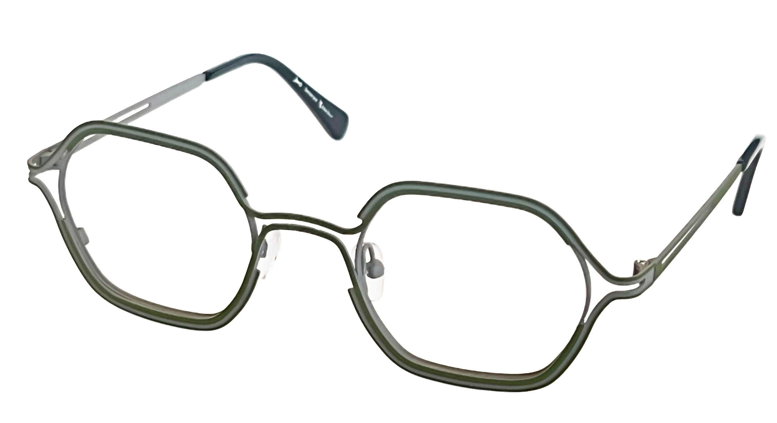 Didier Voirol Eyewear Clea C04 Light grey / olive frozen